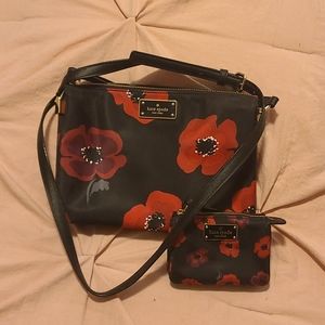 Kate Spade crossbody with matching wallet